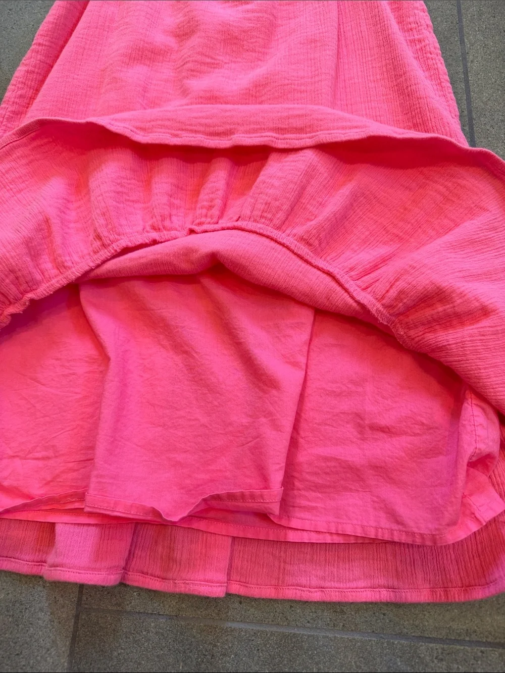 Girls Vineyard Vines Pink Ruffle Dress